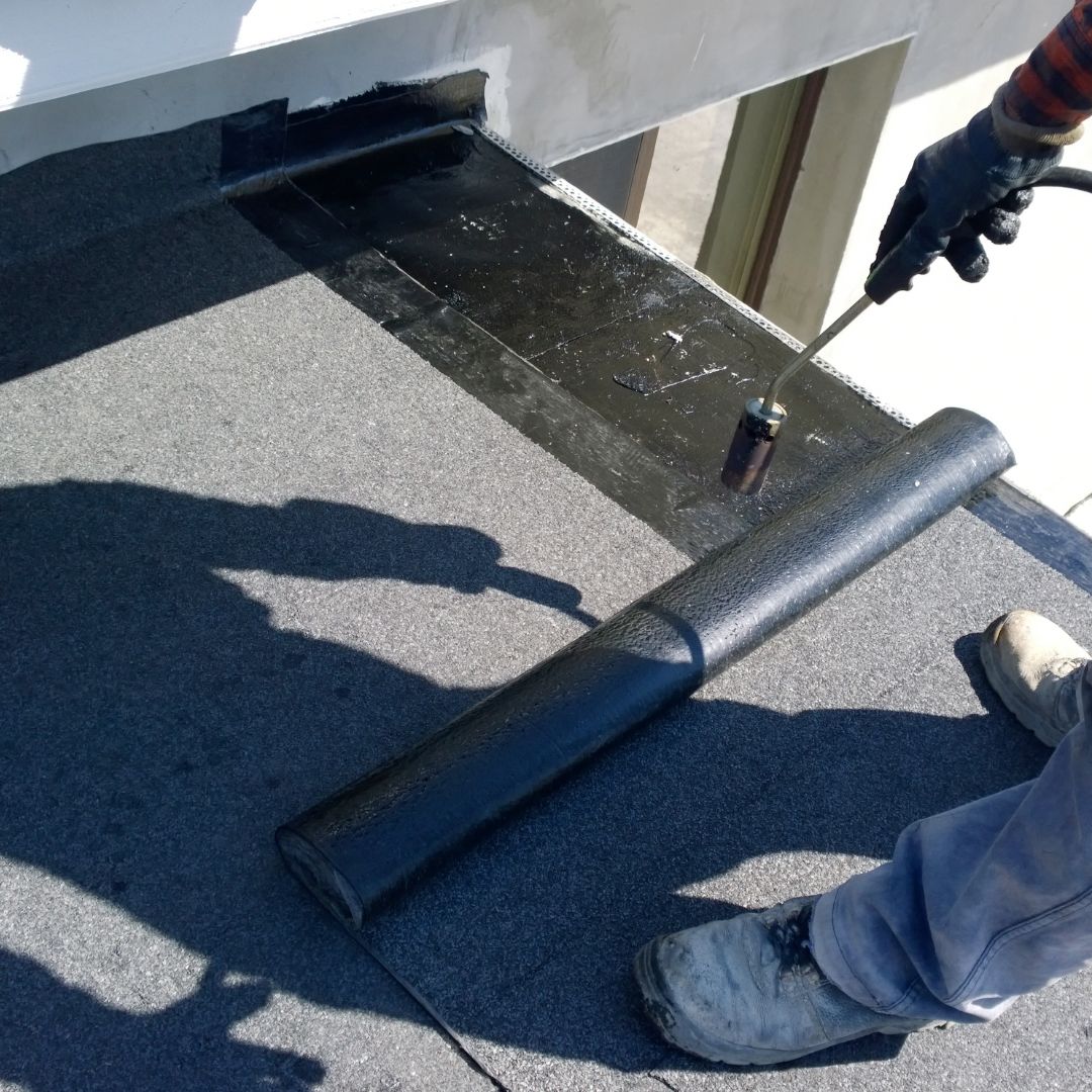 Plat dak werkzaamheden